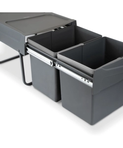 2 PATTUMIERE PER RACCOLTA DIFFERENZIATA, 2X15 L
